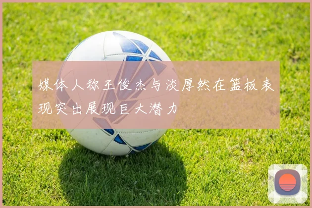 媒体人称王俊杰与淡厚然在篮板表现突出展现巨大潜力